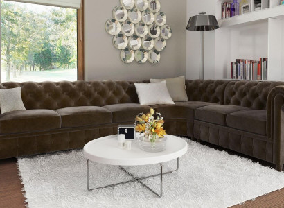 Chesterfield Couch Wohnlandschaft Ecksofa Garnitur Ecksofa Eckgarnitur